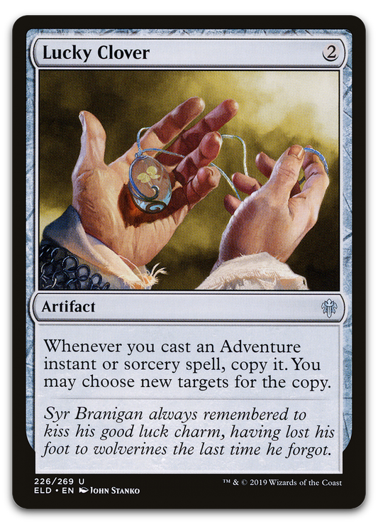 Lucky Clover (Throne of Eldraine)