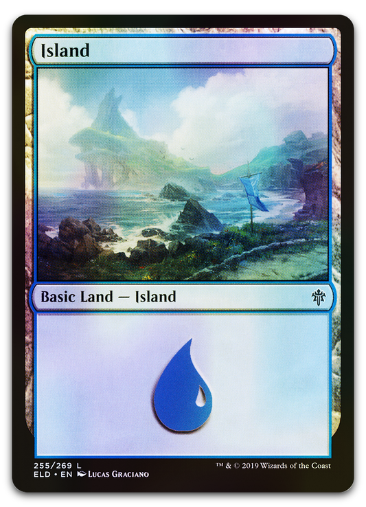 Island (255) (Throne of Eldraine)