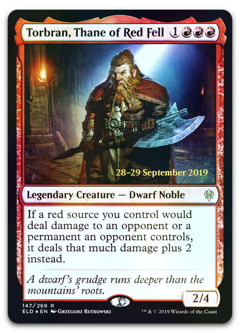 Torbran, Thane of Red Fell (Prerelease Cards)