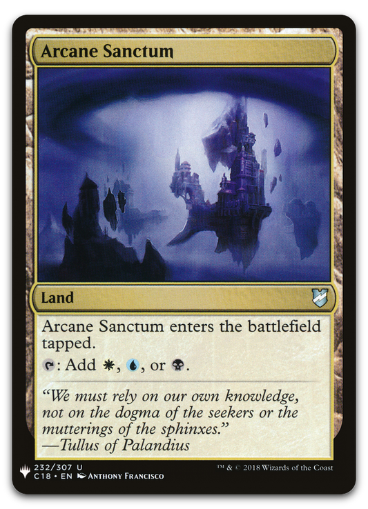 Arcane Sanctum (C18) (The List Reprints)