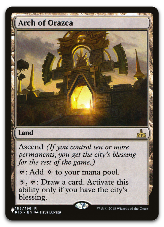 Arch of Orazca (The List Reprints)