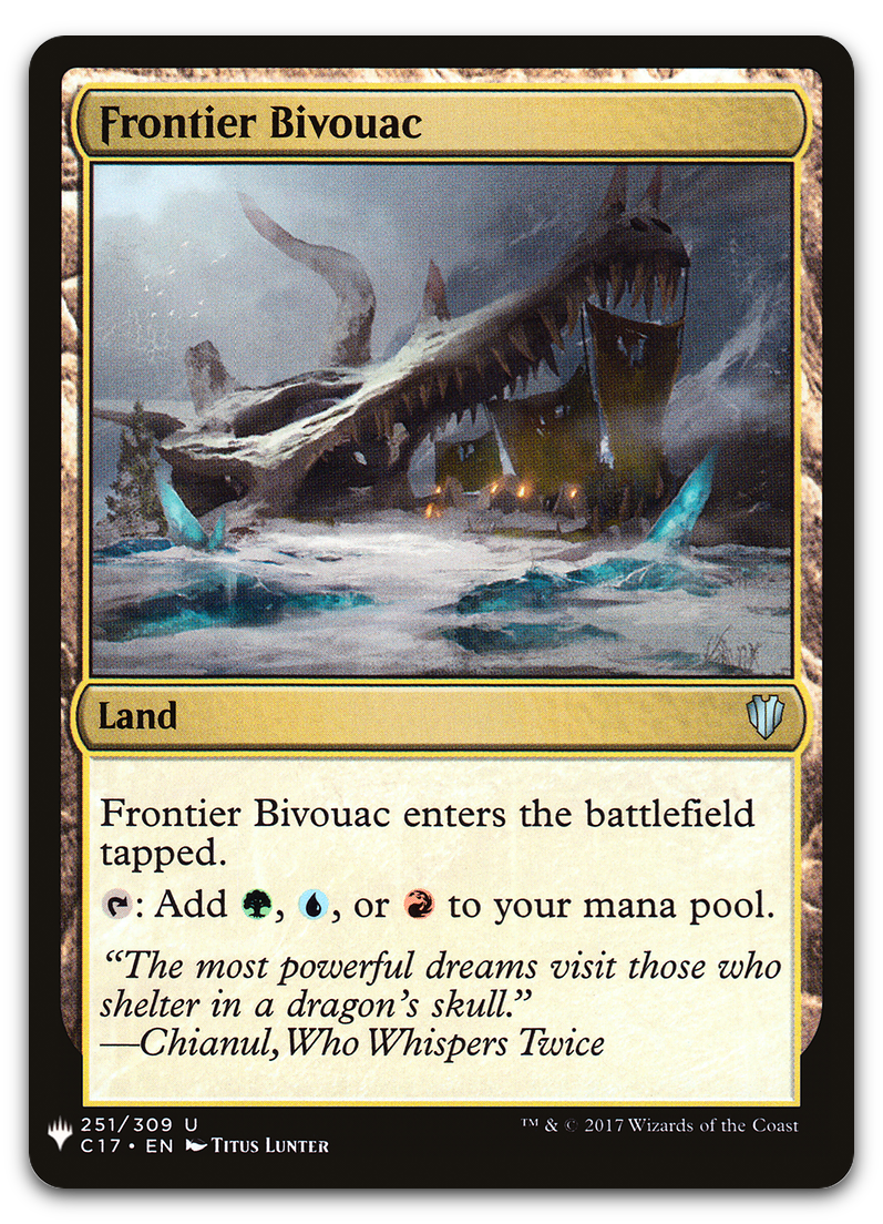 Frontier Bivouac (C17) (The List Reprints)