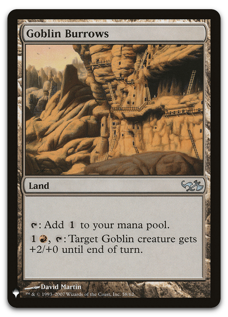 Goblin Burrows (The List Reprints)