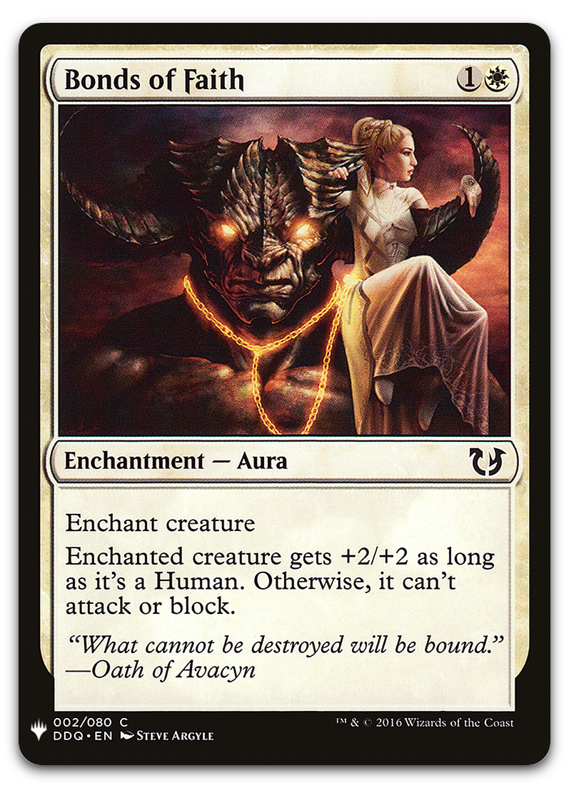 Bonds of Faith (The List Reprints)