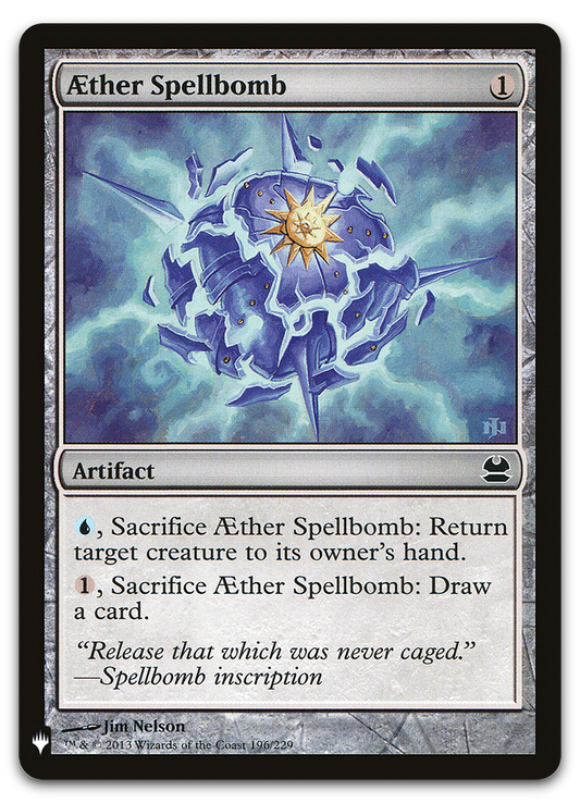 Aether Spellbomb (The List Reprints)
