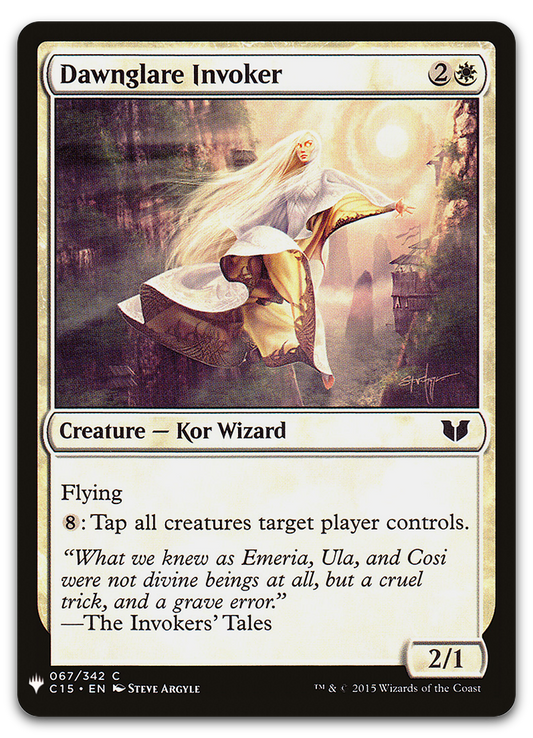 Dawnglare Invoker (The List Reprints)
