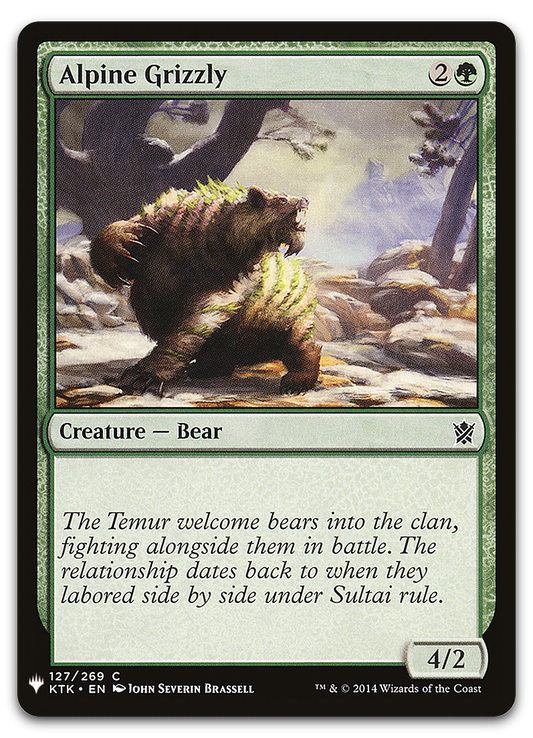 Alpine Grizzly (The List Reprints)
