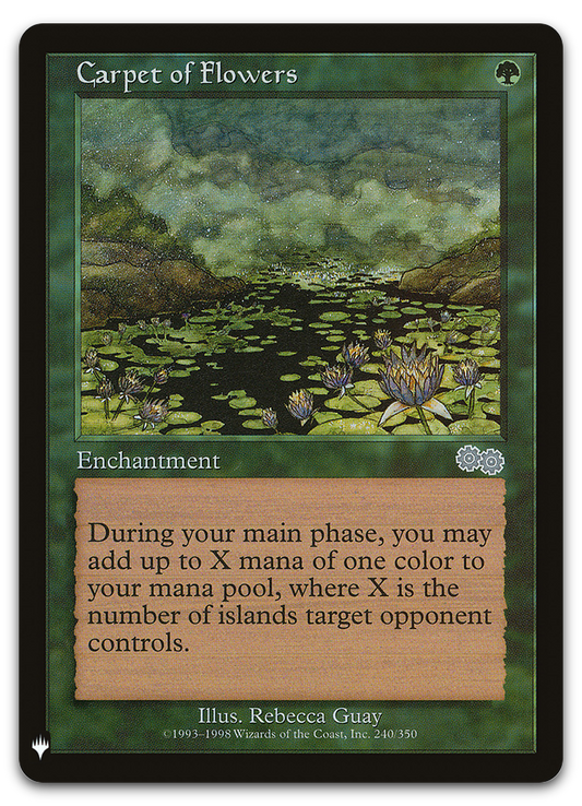 Carpet of Flowers (The List Reprints)