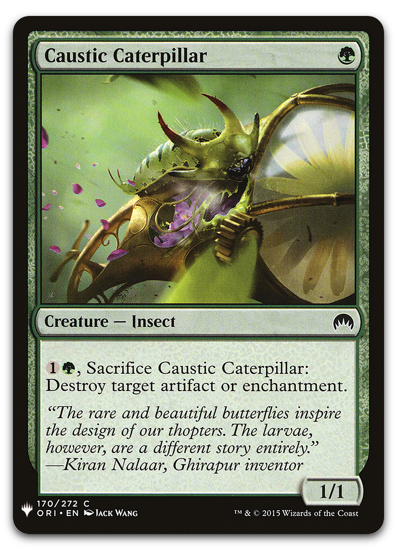 Caustic Caterpillar (The List Reprints)