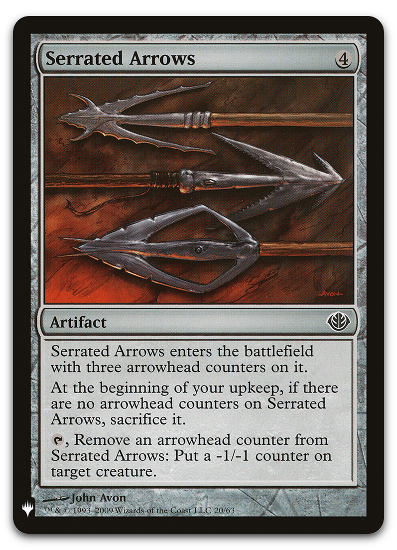 Serrated Arrows (The List Reprints)