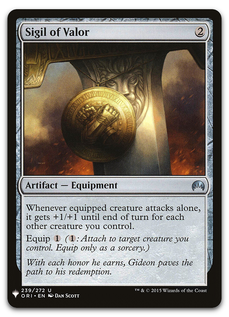 Sigil of Valor (The List Reprints)