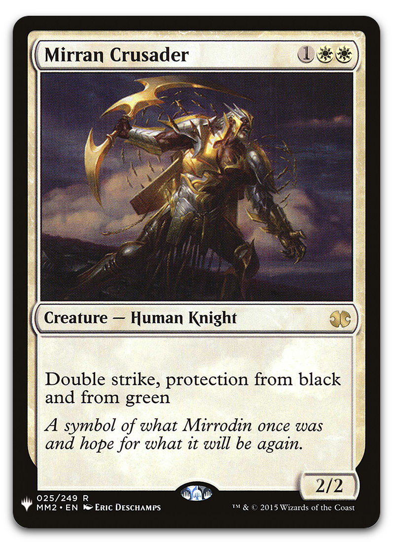 Mirran Crusader (The List Reprints)