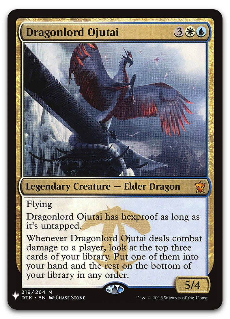 Dragonlord Ojutai (The List Reprints)