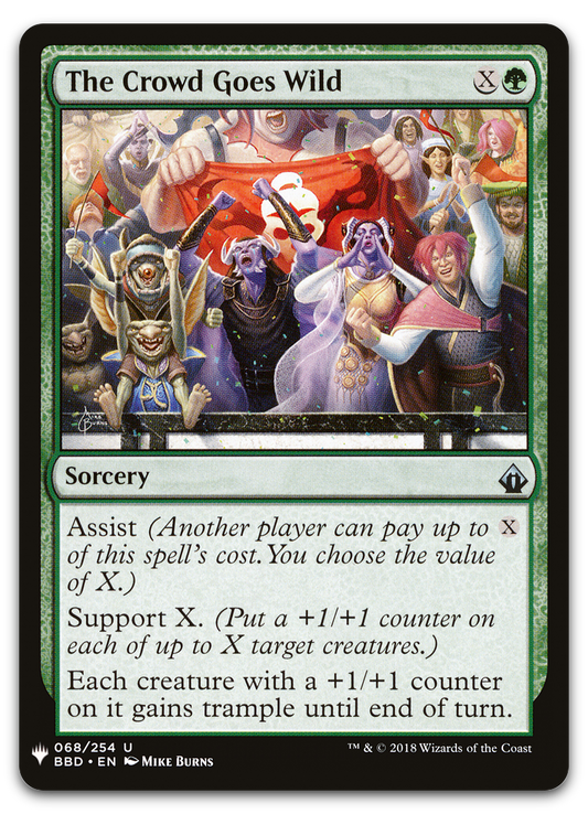 The Crowd Goes Wild (The List Reprints)