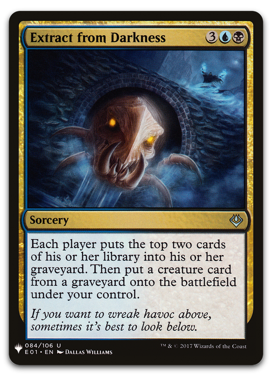 Extract from Darkness (The List Reprints)