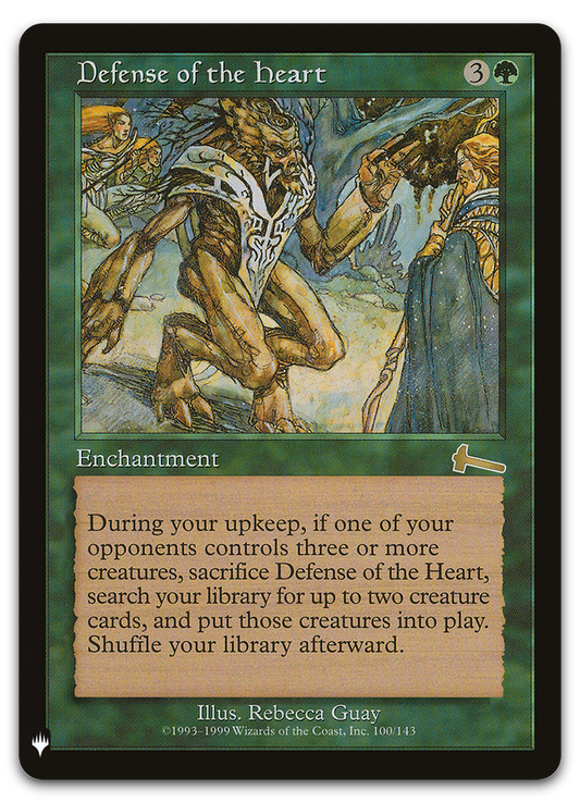 Defense of the Heart (The List Reprints)