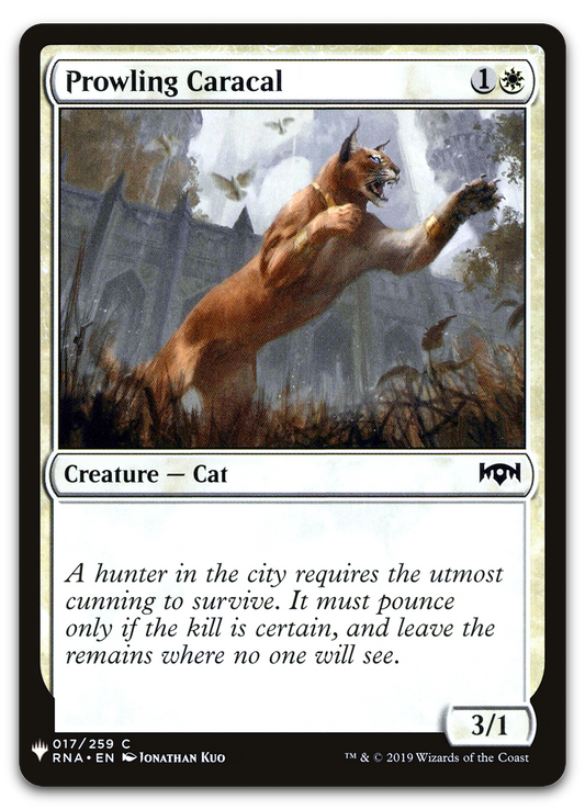 Prowling Caracal (The List Reprints)