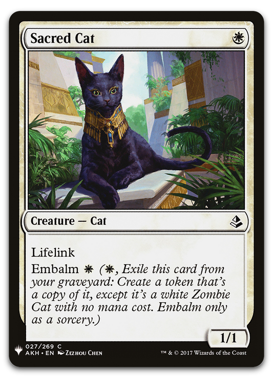 Sacred Cat (The List Reprints)