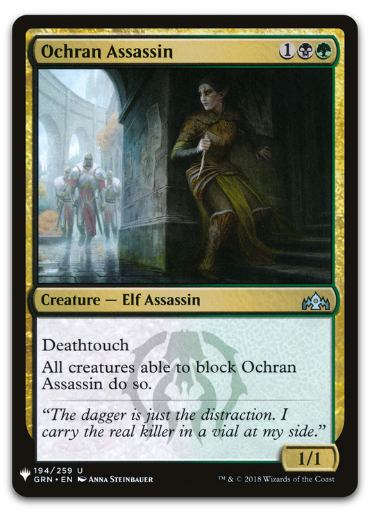 Ochran Assassin (The List Reprints)