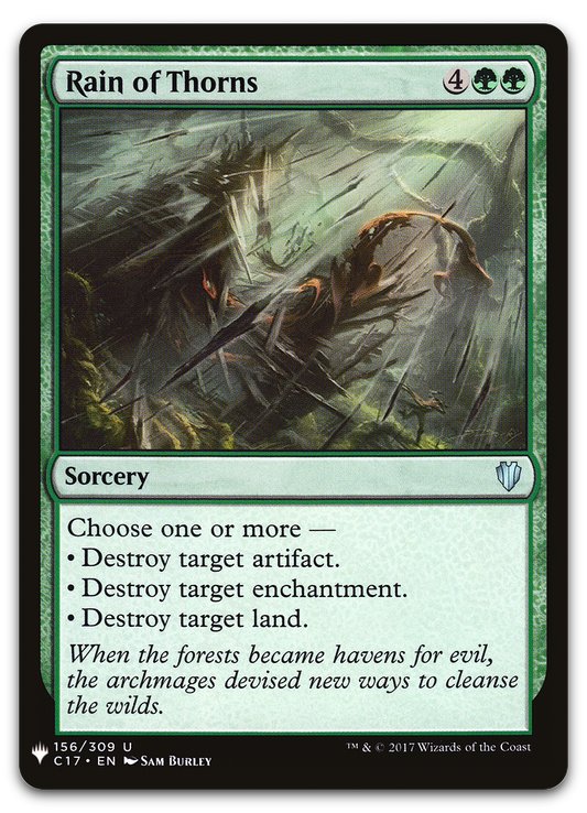 Rain of Thorns (The List Reprints)