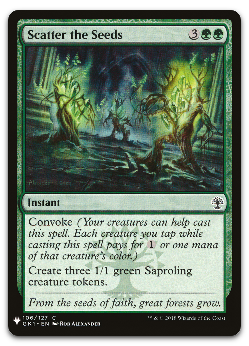 Scatter the Seeds (The List Reprints)