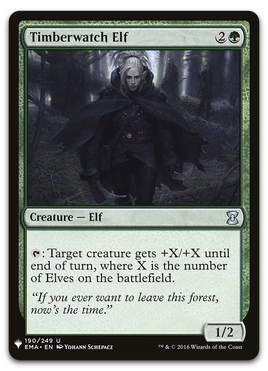 Timberwatch Elf (The List Reprints)