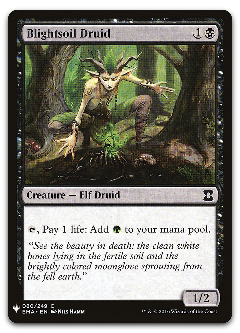 Blightsoil Druid (The List Reprints)