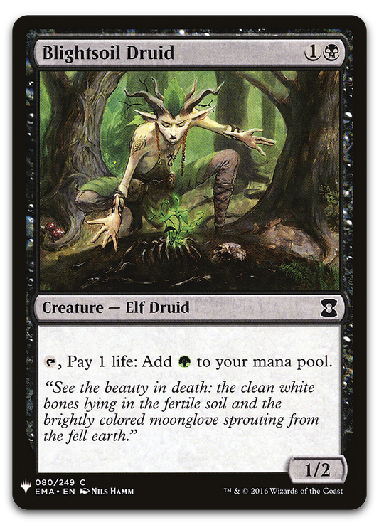 Blightsoil Druid (The List Reprints)
