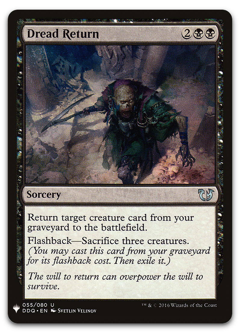 Dread Return (The List Reprints)