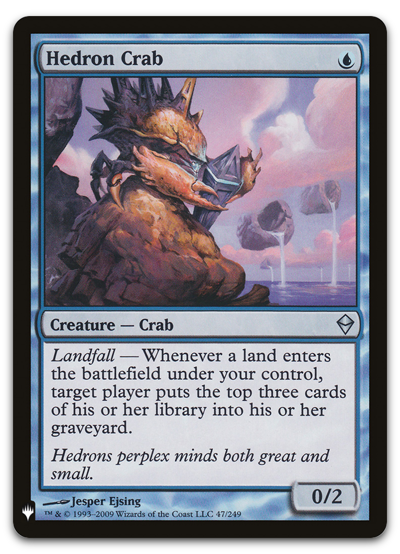 Hedron Crab (The List Reprints)