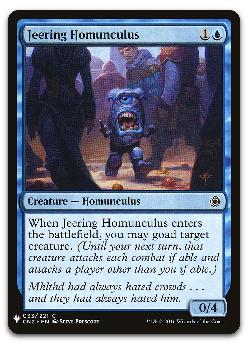 Jeering Homunculus (The List Reprints)
