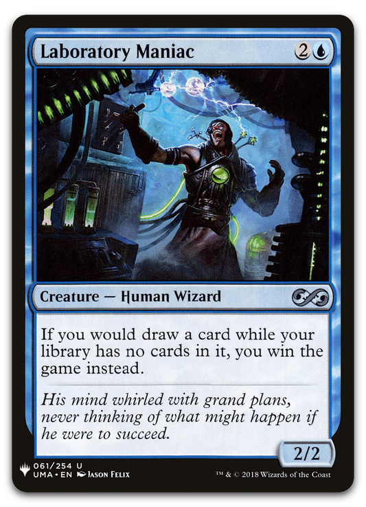 Laboratory Maniac (UMA) (The List Reprints)