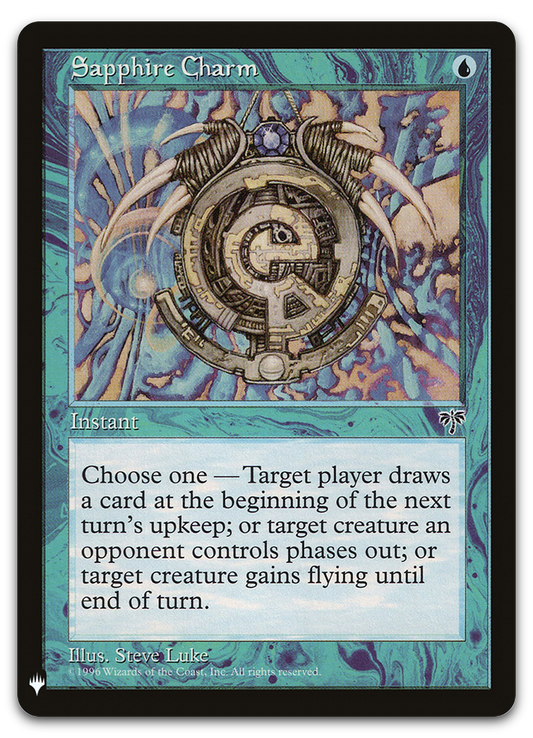 Sapphire Charm (The List Reprints)