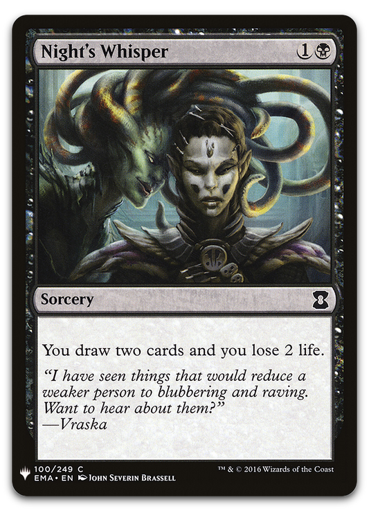 Night's Whisper (The List Reprints)