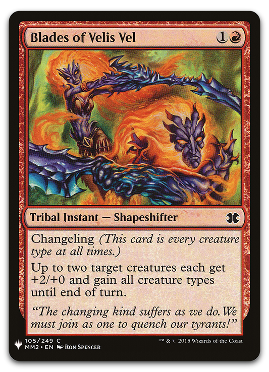 Blades of Velis Vel (The List Reprints)