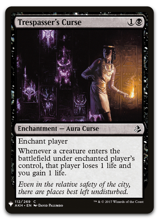 Trespasser's Curse (The List Reprints)