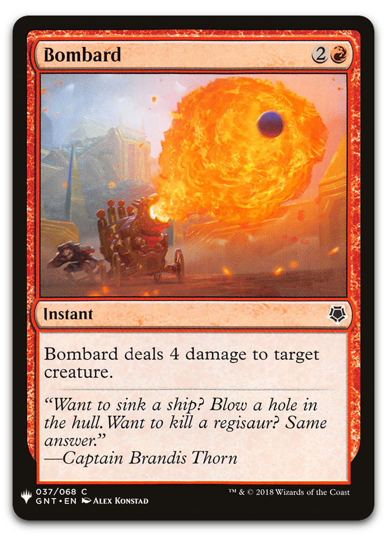 Bombard (The List Reprints)
