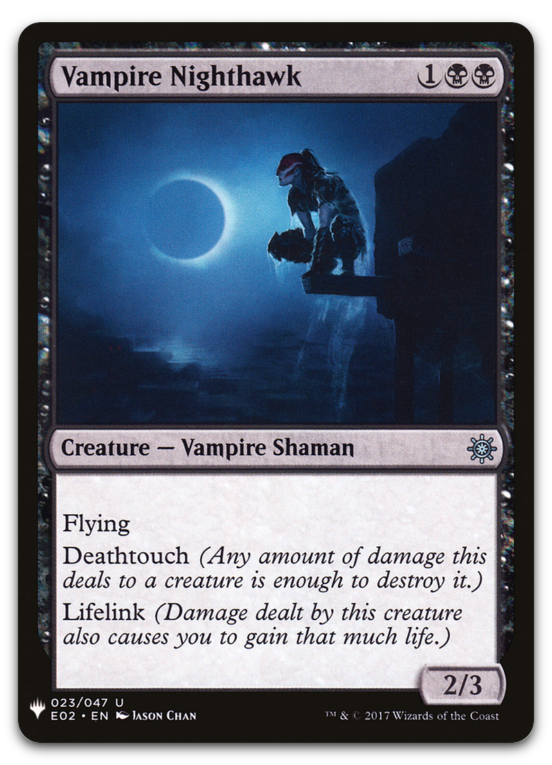 Vampire Nighthawk (E02) (The List Reprints)