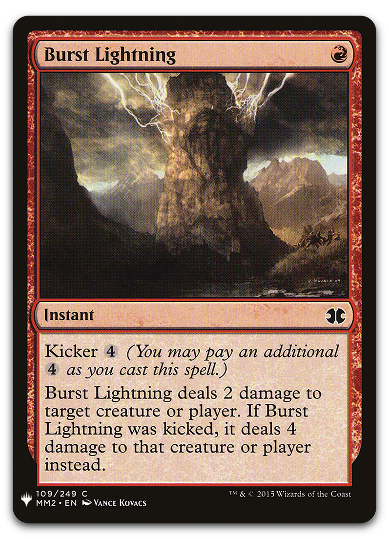Burst Lightning (MM2) (The List Reprints)