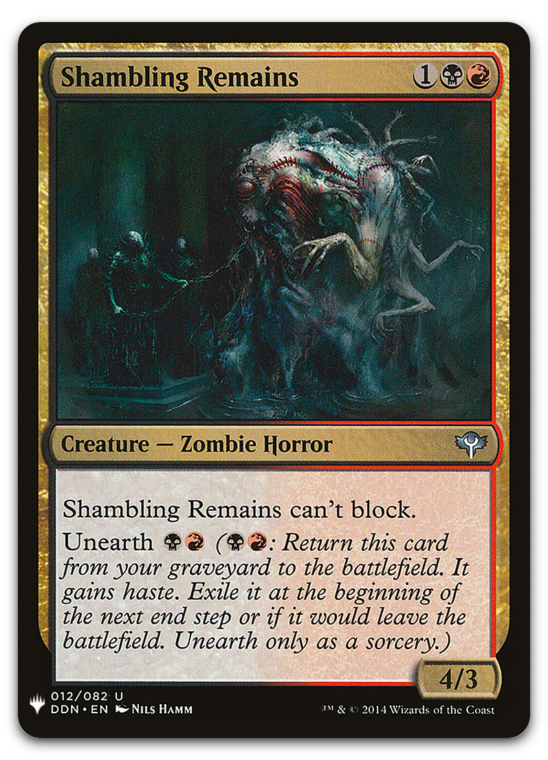 Shambling Remains (The List Reprints)