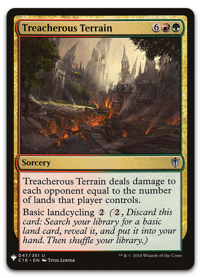Treacherous Terrain (The List Reprints)