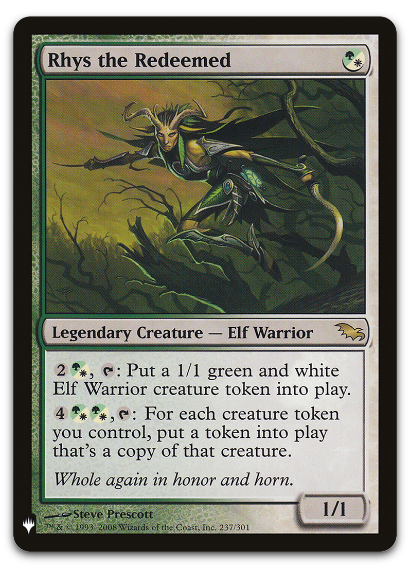 Rhys the Redeemed (The List Reprints)