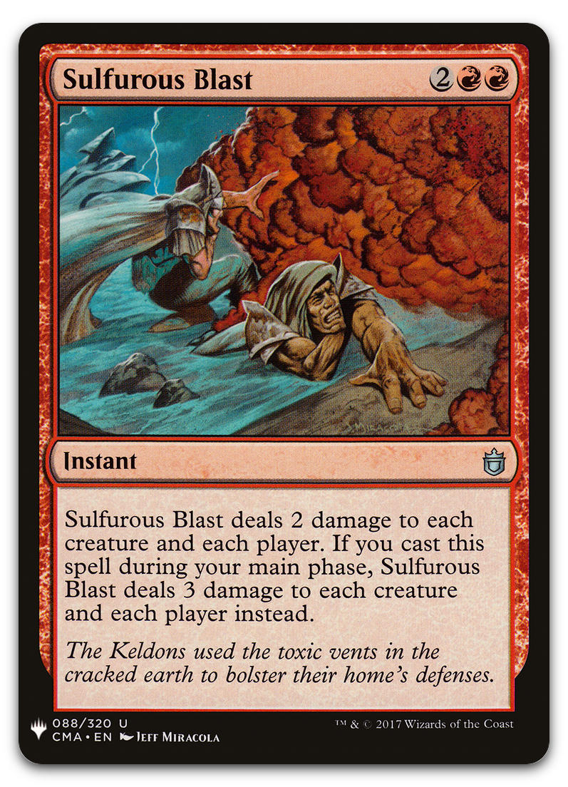 Sulfurous Blast (The List Reprints)