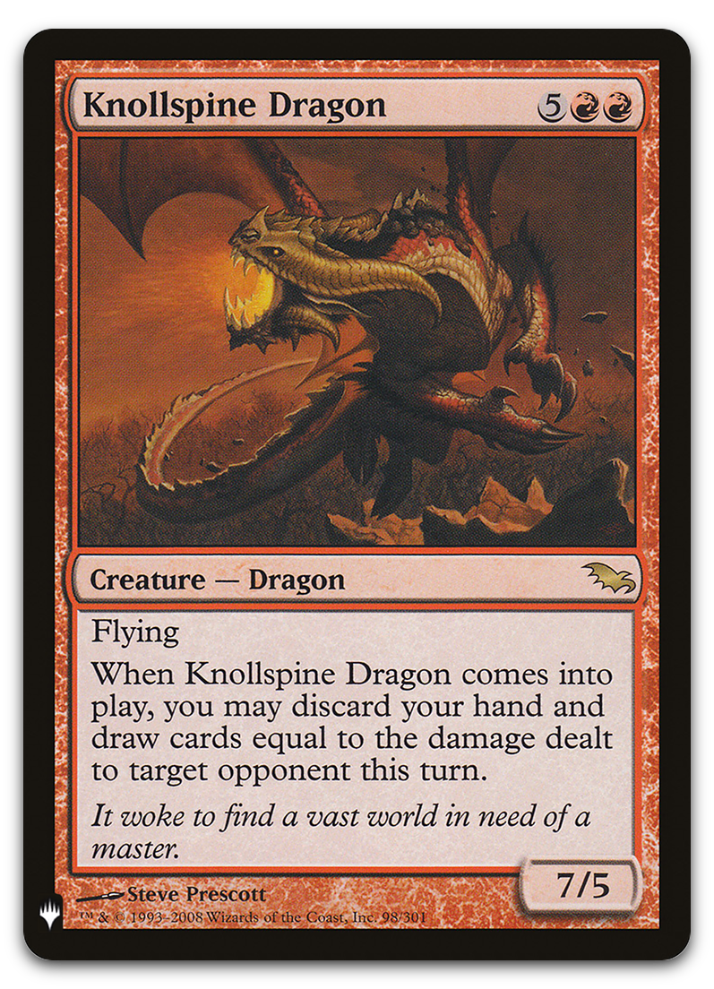 Knollspine Dragon (The List Reprints)