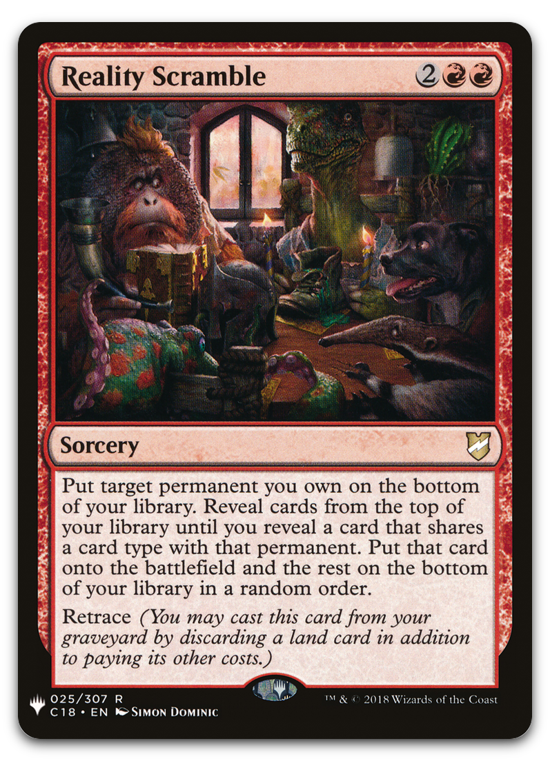 Reality Scramble (The List Reprints)