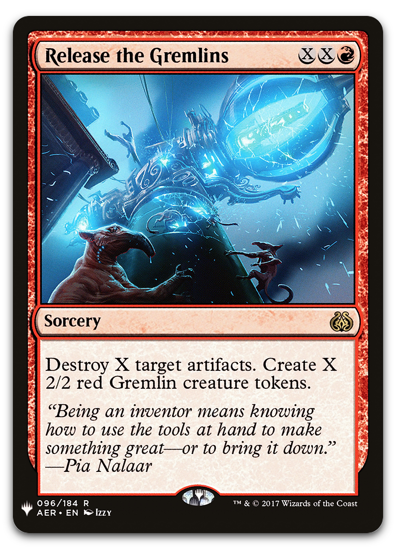 Release the Gremlins (The List Reprints)