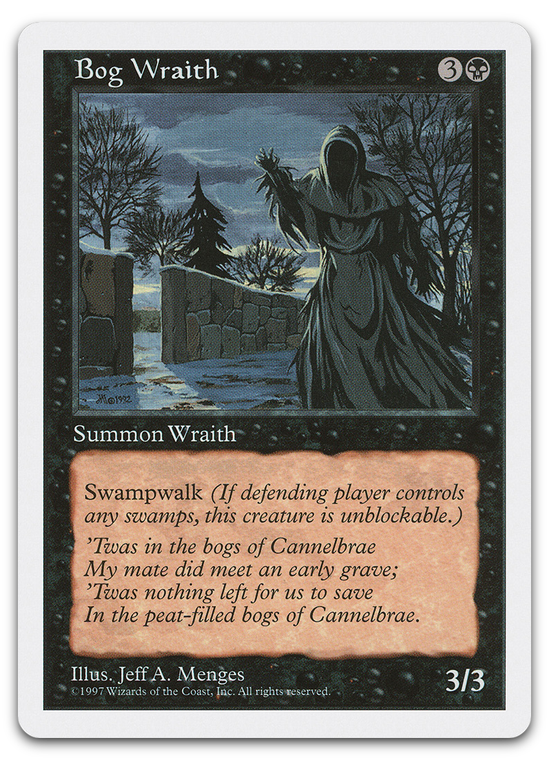 Bog Wraith (Fifth Edition)
