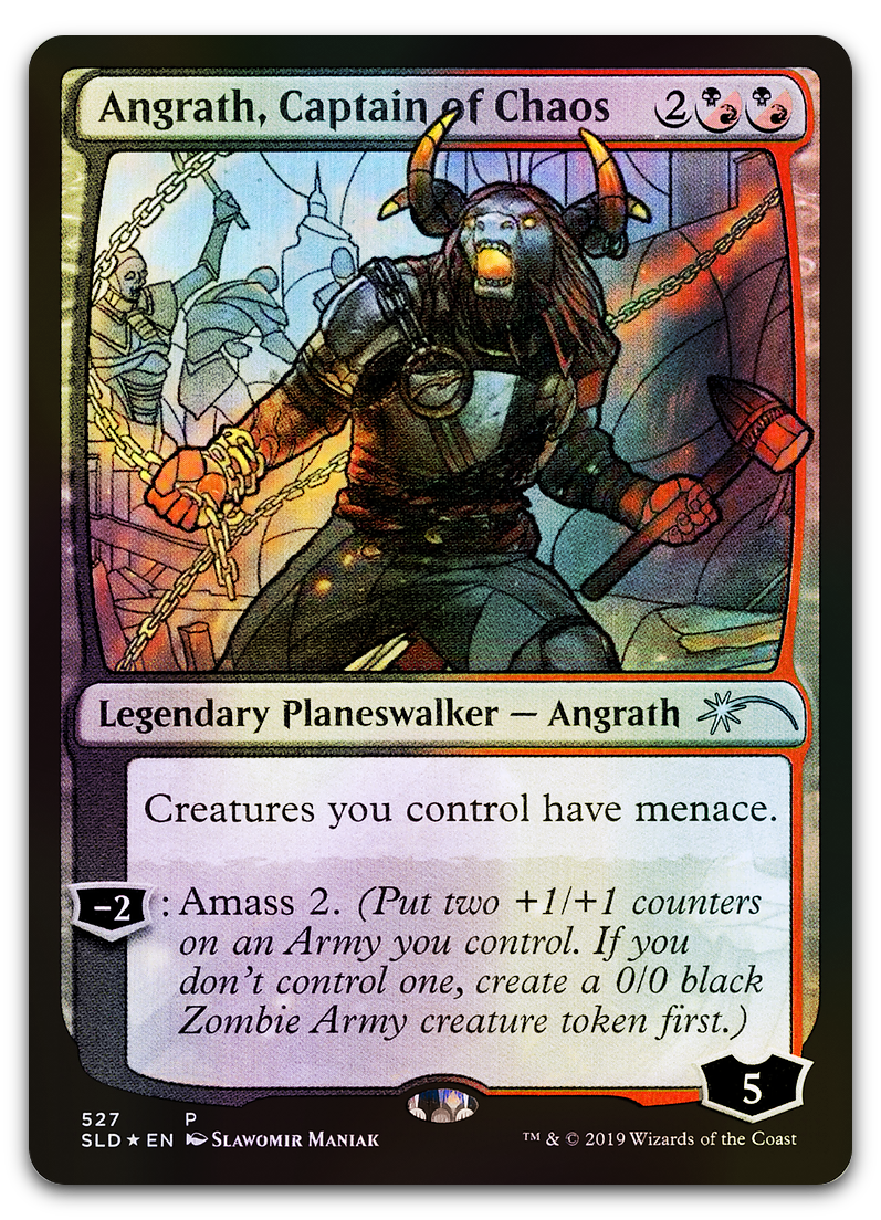 Angrath, Captain of Chaos (Stained Glass) (Secret Lair Drop Series)