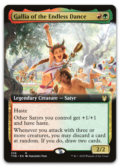 Gallia of the Endless Dance (Extended Art) (Theros Beyond Death)