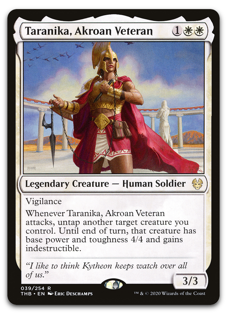 Taranika, Akroan Veteran (Theros Beyond Death)